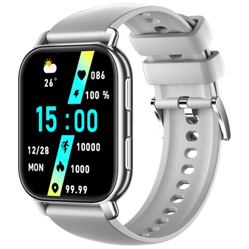 WAPIK 블루투스 통화/메시지 알림 스마트워치 P5S 운동측정 1.85인치