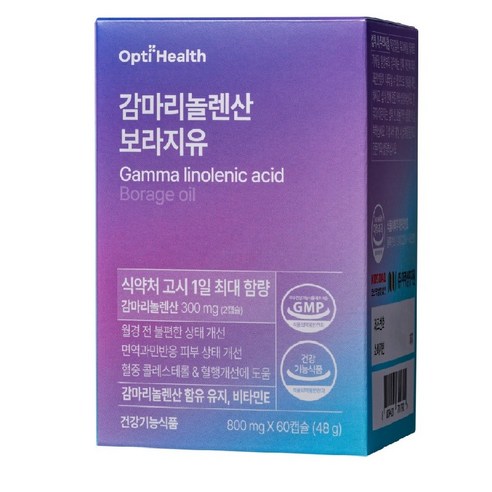 옵티헬스 감마리놀렌산 보라지유 60캡슐