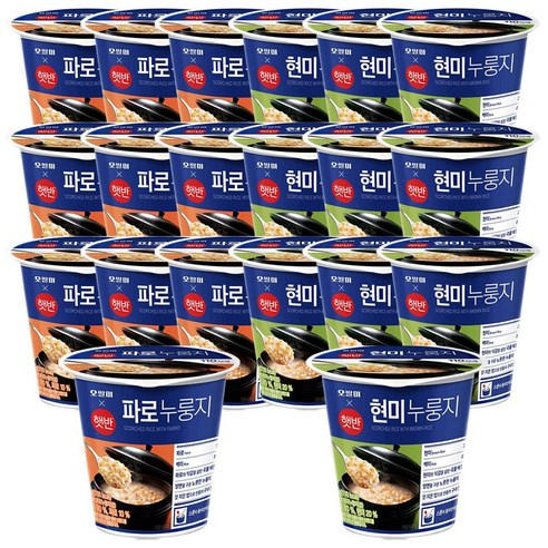오쌀미 햇반누룽지30g (파로+현미), 10세트, 60g