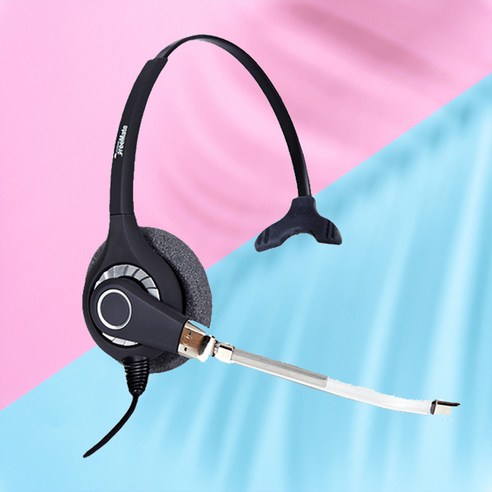 DH-027TP 콜센터 상담원 헤드셋 상담사 재택근무 전화기 스마트폰 노트북 PC USB 호환 콜센터헤드셋