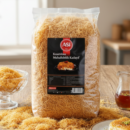 [당일발송] 구운 볶은 카다이프 터키 튀르키예 ASI 두쫀쿠 두바이초콜릿 재료, 6개, 1kg
