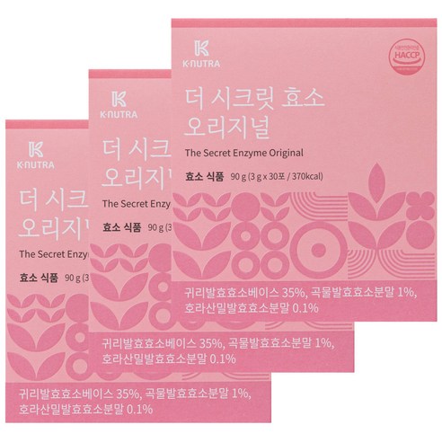 (임박특가) 케이뉴트라 더 시크릿 효소 오리지널 3g X 30포