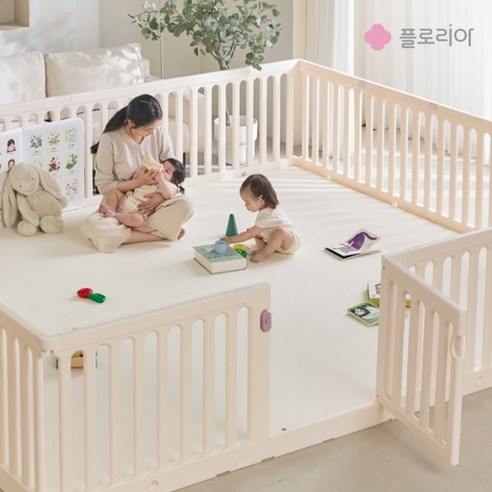 [플로리아] 허그쉴드 베이비룸 아기가드 울타리 아기 안전가드, 1개