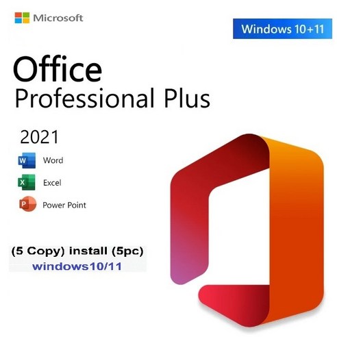 마이크로소프트 MS 오피스 2021 프로플러스 MS Office 2021 ProPlus 5PC영구사용 동시사용