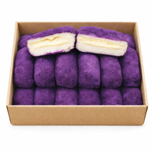 [떡DC몰] 고구마떡 찹쌀떡 자색고구마앙금떡 (60g32알) 1.92kg 선물용 자연해동떡 굳지않는떡 식사대용 아이들간식떡