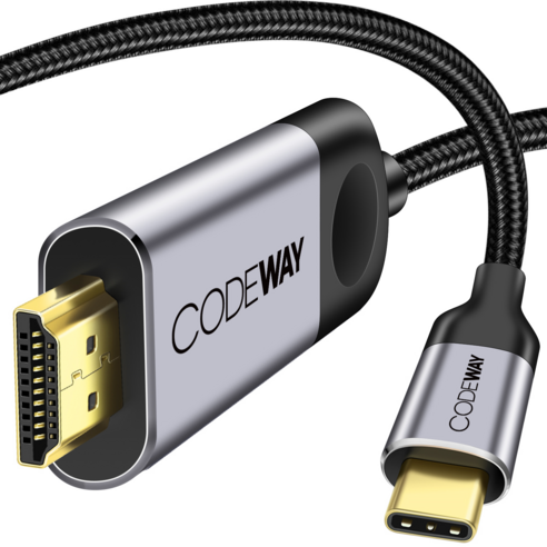 코드웨이 미러링케이블 넷플릭스 스마트폰 USB C타입 to HDMI TV연결