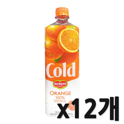 롯데칠성음료 델몬트 콜드 100% 오렌지
