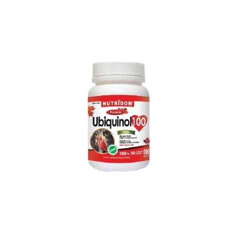 코큐텐 심장 영양제 유비퀴놀 코큐텐 카포리아 뉴트리돔 100mg 30캡슐, 1개, 30정