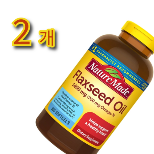 네이처 메이드 아마씨 플랙씨드 오일 오메가3 700mg