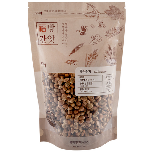 복방앗간 고소한 국산 옥수수차 500g * 2팩, 500g, 2개, 1개입