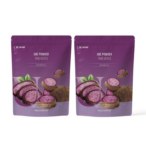 네이쳐티 우베 파우더 800G 2개 세트, 800g, 1개입, 2개