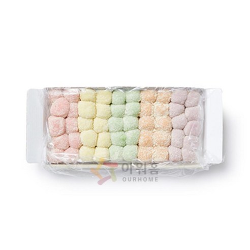 1ACG_각색경단 20g 25입 떡선물 아침 대용떡 회사간식, 1개, 1kg