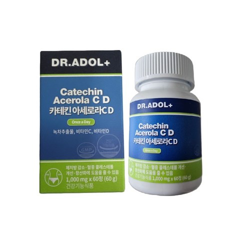 (정품)닥터아돌 카테킨아세로라CD 체지방감소 혈중 콜레스트롤개선 카세킨함유 1000mg*