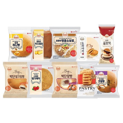 [빵공장 직송] 롯데베이커리 간식빵 10종 모음