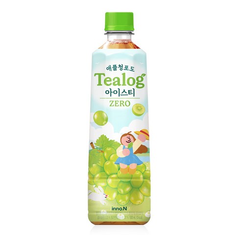 HK이노엔 티로그 애플청포도 500ml, 12개, 500ml