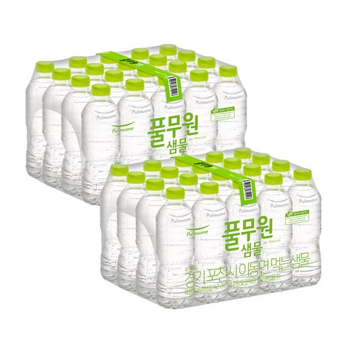 풀무원샘물 생수 무라벨
