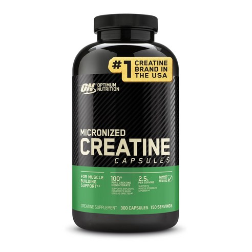 옵티멈뉴트리션 크레아틴 2500mg 캡슐, 300정, 1개, 300정, 2개