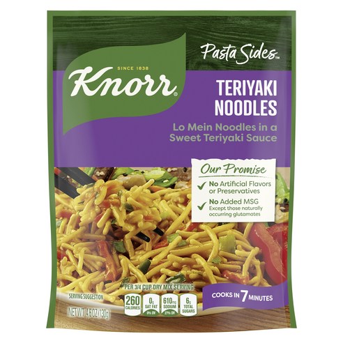 크노르 데리야끼 누들, 130g, 1개