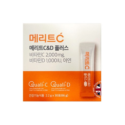 휴온스 메리트C&D 플러스 2000mg 비타민C+D+아연
