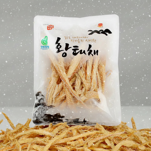 설담황태 진부령용대리 2026건조 햇 황태채, 100g, 1개