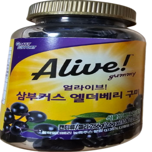 얼라이브 삼부커스 엘더베리 구미임, 1개, 110정