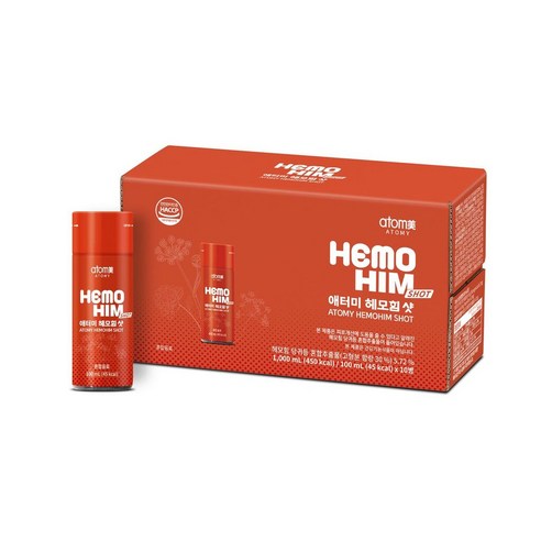 애터미 헤모힘 샷 (10병입, 2box), 2박스, 100ml