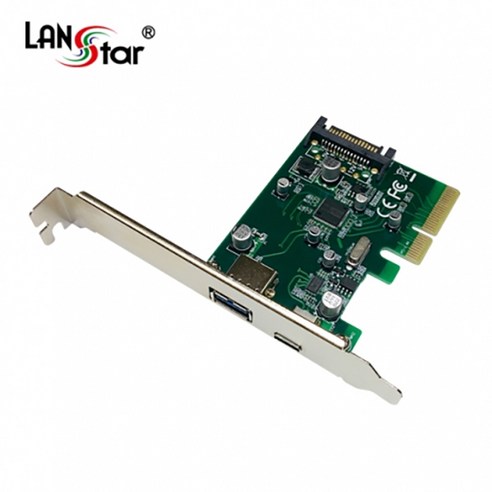 랜스타 USB 3.1 C-Type PCI Express Card USB3.1 1Port + USB3.0 1Port LS-PCIE-EX312