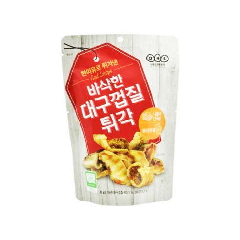 하늘바이오 바삭한대구껍질튀각, 7개, 30g