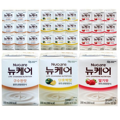 뉴케어 3가지맛 혼합 200ml 균형영양식