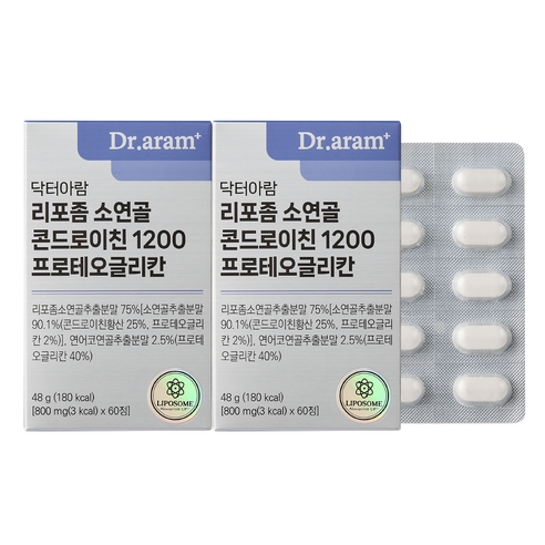 닥터아람 리포좀 소연골 콘드로이친 1200 프로테오글리칸 48g