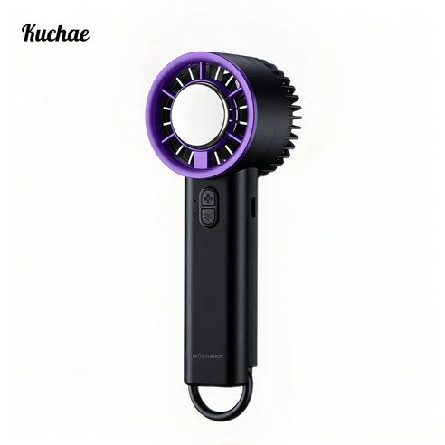 Kuchae 급속냉각 휴대용 선풍기 미니 핸디 무선 손선풍기