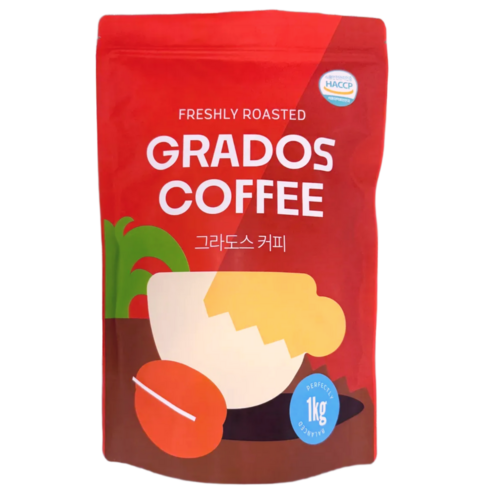 콜롬비아 싱글 원두커피 커피콩 맛있는 신선한 그라도스커피, 5개, 1kg, 홀빈(분쇄안함)