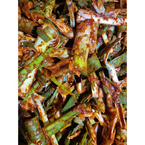 전라도 진도대파 알싸한맛 중독 "대파김치" (국내산100%)  맛보장.