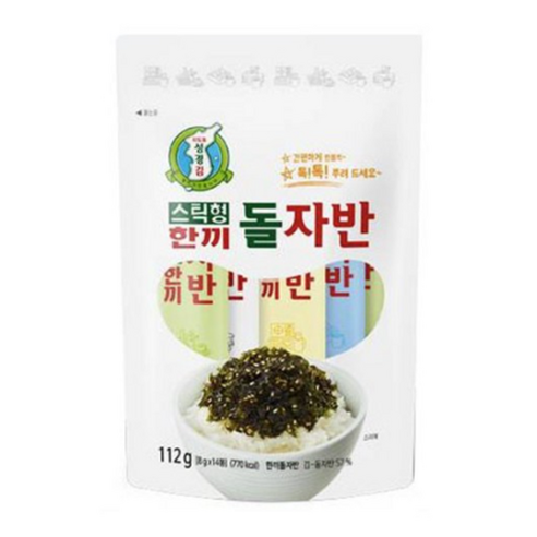 지도표성경 스틱형 한끼 돌자반 김 랜덤발송 14p