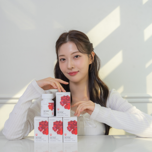 뉴벨라 석류엘라 붉은 생기를 담은 하루 식약청 HACCP 인증, 3개, 60정