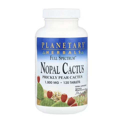 플래니터리 허벌 풀 스펙트럼 노팔 선인장 1000mg 120정 Nopal Cactus