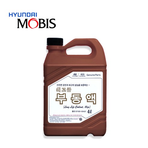 K3 순정 부동액 (핑크색) 4리터, 1개, 4L