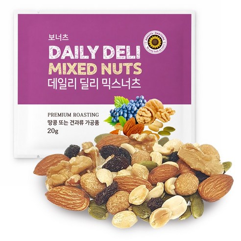 앤네이처 하루견과 데일리 딜리 믹스너츠, 20g, 10개