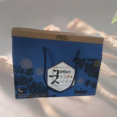 올바른 건강 굿데이 발효 녹용 홍삼 30포