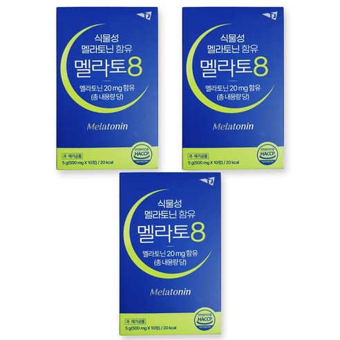 식물성 멜라토닌 함유 멜라토8 10정