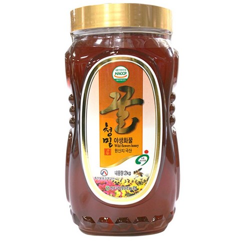 청밀야생화꿀(2kg PET), 2kg, 1개