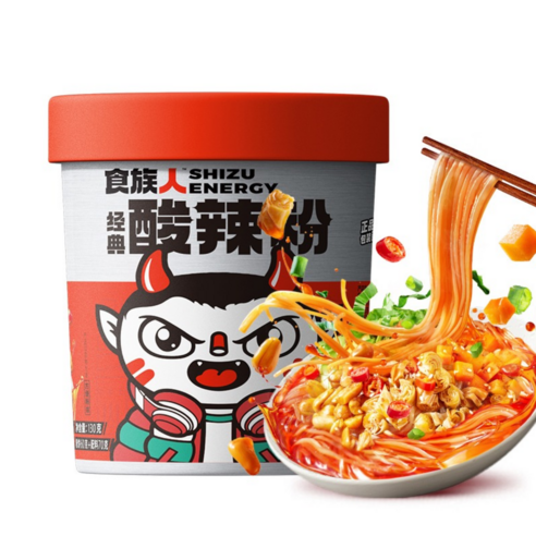 판다식품 식족인 쏸라펀 shizuren 스주런 컵면 새콤매콤 중국솬라펀 130g, 1개