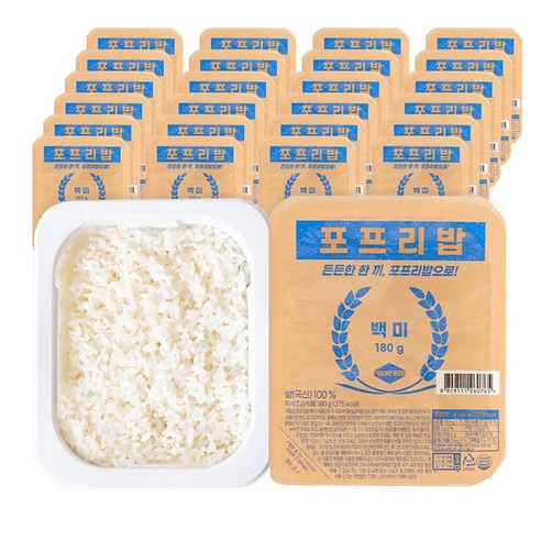 즉석밥의 혁명! 포프리 즉석밥, 24개, 180g