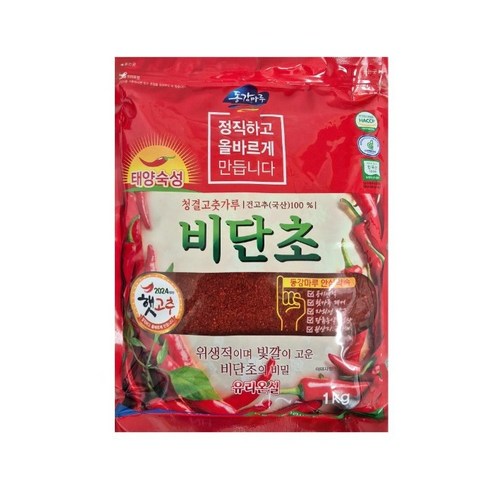 영월농협 직송 동강마루 청결 25년 고춧가루 비단초 보통맛, 1kg, 1개