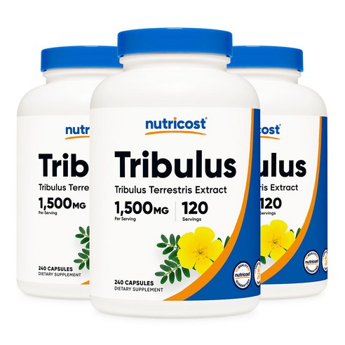 뉴트리코스트 트리뷸러스 캡슐 1500mg 240캡슐 3병, 240정, 3개