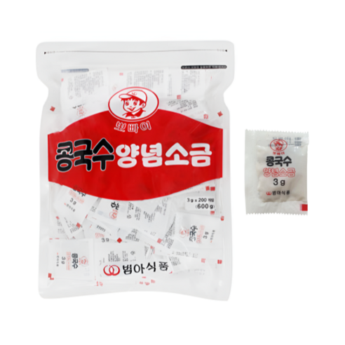 범아뽀빠이 콩국수 양념소금 200p