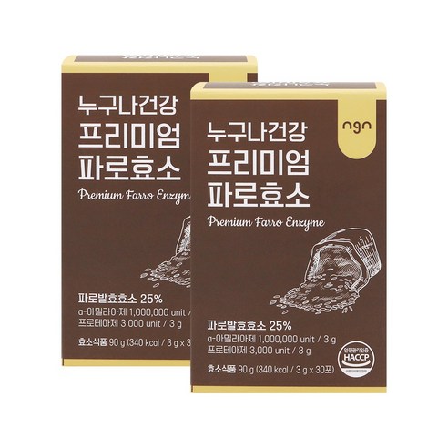 누구나건강 프리미엄 파로효소, 2개, 90g