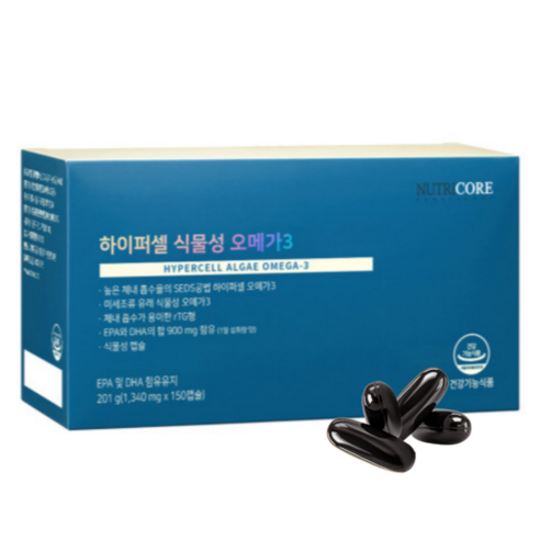 뉴트리코어 하이퍼셀 식물성 알티지(rTG) 오메가3 1340mg