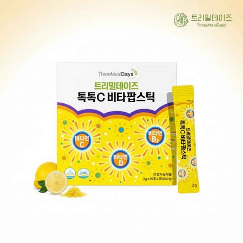 트리밀데이즈 팝핑 톡톡C 비타팝스틱 2g x 20포, 2g, 1개