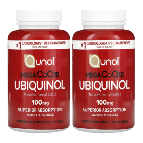 퀴놀 유비퀴놀 코큐텐 코엔자임Q10 CoQ10 100mg 60소프트젤